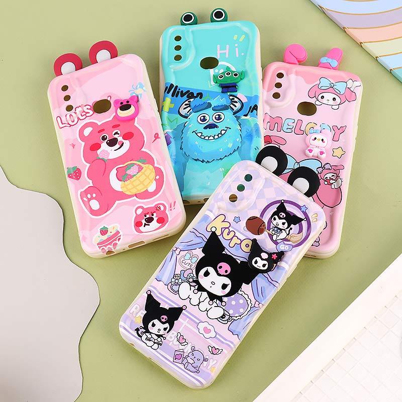 قاب ژله ای سامسونگ Galaxy A10s گوش دار محافظ لنزدار