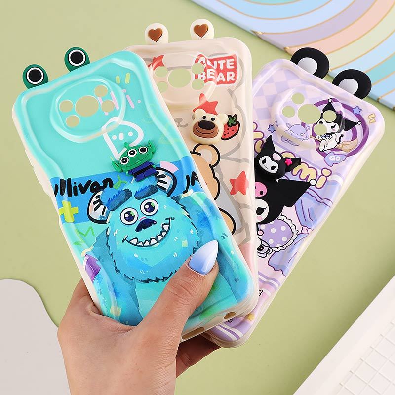 قاب ژله ای شیائومی Poco X3 / X3 NFC / X3 Pro گوش دار محافظ لنزدار