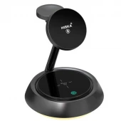 شارژر بی سیم فست شارژ و استند رومیزی Hiska HR-13 15W