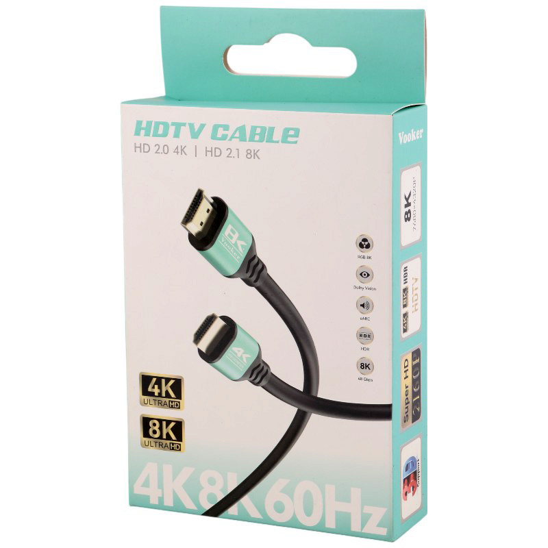 کابل HDMI 8K ووکر Vooker طول 1.5 متر