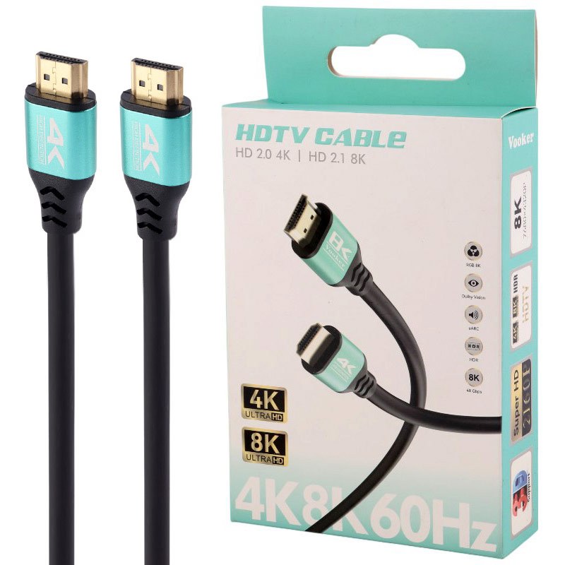 کابل HDMI 8K ووکر Vooker طول 1.5 متر