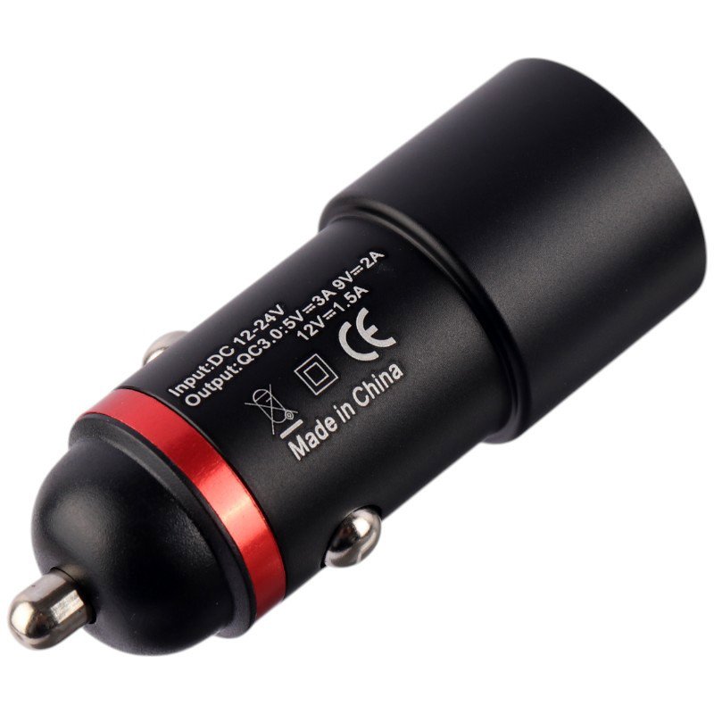 شارژر فندکی فست شارژ DADU DC-124 3A QC3.0 PD 18W + کابل تایپ سی
