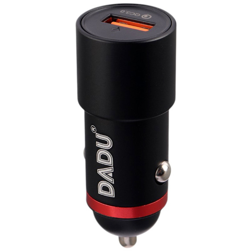 شارژر فندکی فست شارژ DADU DC-124 3A QC3.0 PD 18W + کابل تایپ سی