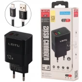 شارژر دیواری 12 وات لیتو LH-11 2.4A + کابل میکرو