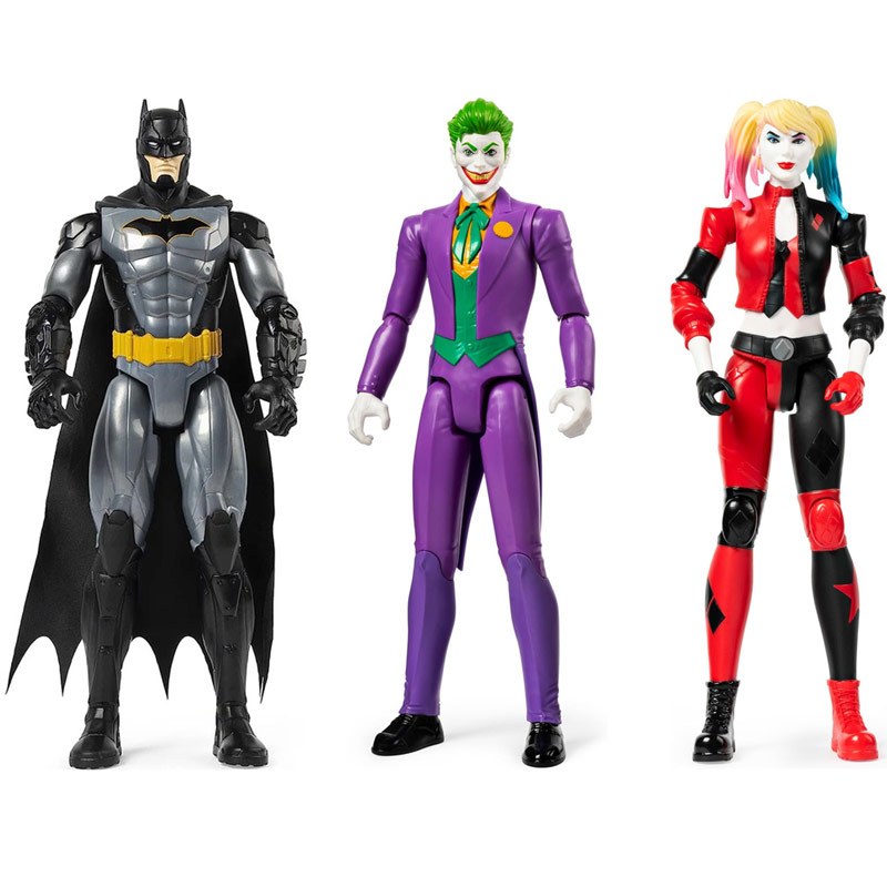 اکشن فیگور طرح Batman/Harley Quinn/Joker