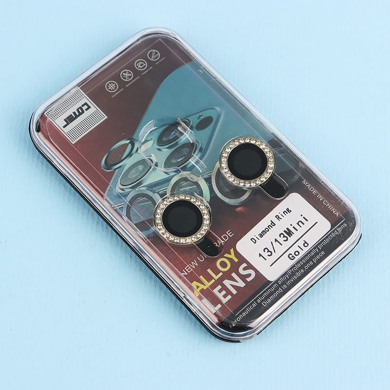 محافظ لنز رینگی نگین دار Alloy Glass Lens آیفون iPhone 13 / 13 Mini