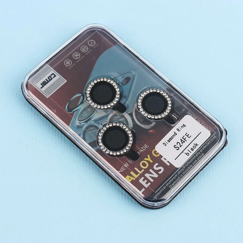محافظ لنز رینگی نگین دار Alloy Glass Lens سامسونگ Galaxy S24 FE