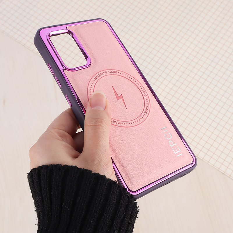 قاب چرمی مگ سیف متال ایرون Samsung Galaxy A32 4G
