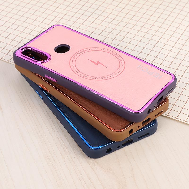 قاب چرمی مگ سیف سامسونگ Galaxy A10s متال ایرون