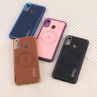 قاب چرمی مگ سیف سامسونگ Galaxy A20 / A30 متال ایرون