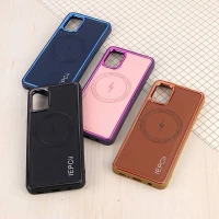 قاب چرمی مگ سیف سامسونگ Galaxy A31 متال ایرون