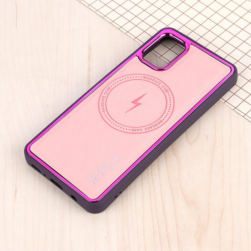 قاب چرمی مگ سیف سامسونگ Galaxy A31 متال ایرون