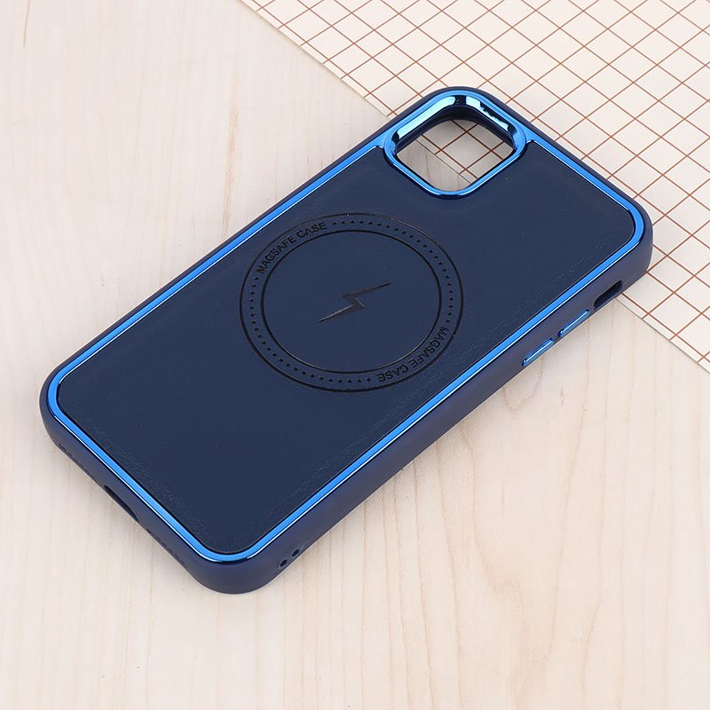 قاب چرمی مگ سیف آیفون iPhone 11 متال ایرون