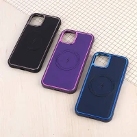 قاب چرمی مگ سیف آیفون iPhone 12 Pro Max متال ایرون