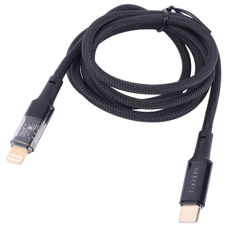 کابل تبدیل فست شارژ Earldom EC-161i Type-C To Lightning 20W 2m