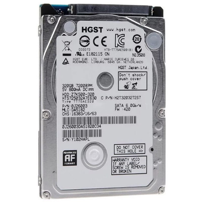 هارد لپ تاپ هیتاچی HGST Z7K500-320 320GB
