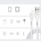 کابل آیفونی فست شارژ Earldom EC-164i 2.4A 1m