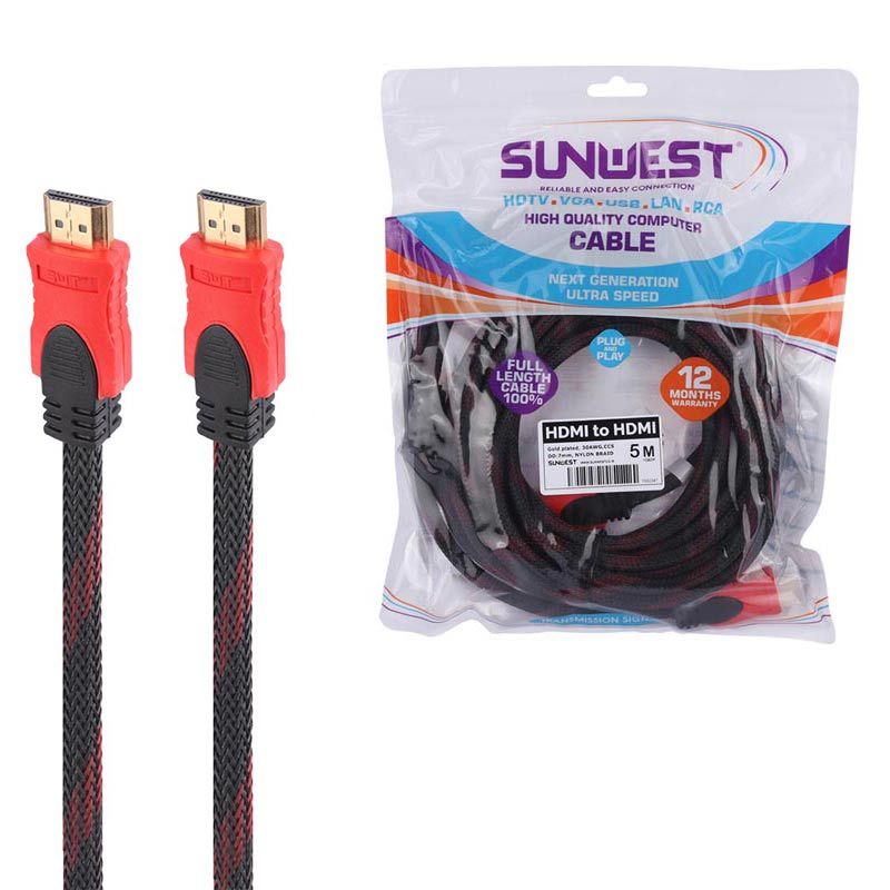 کابل HDMI سان وست Sunwest طول 5 متر