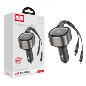 شارژر فندکی فست شارژ Earldom ES-CC30 3A 30W