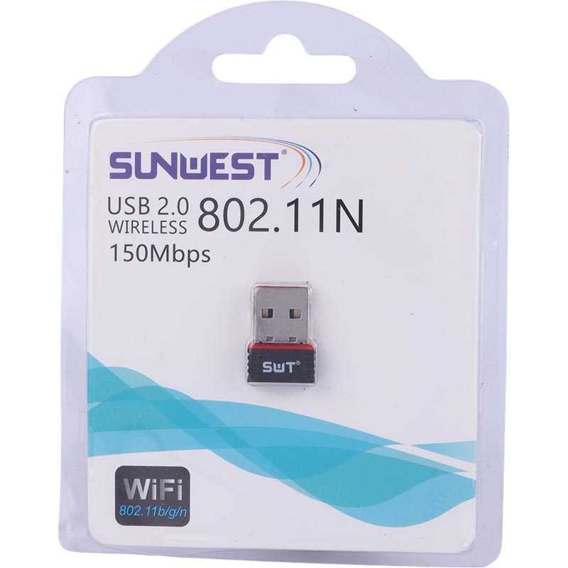 کارت شبکه بی سیم sunwest 802.11N 150Mbps