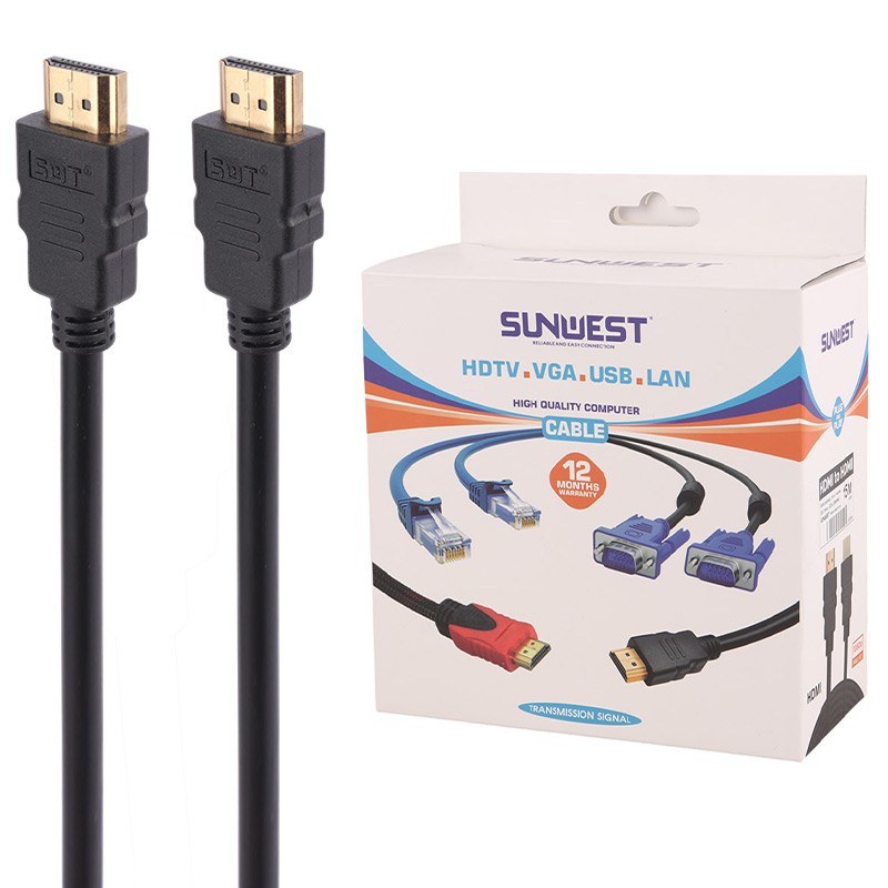 کابل HDMI سان وست Sunwest طول 15 متر