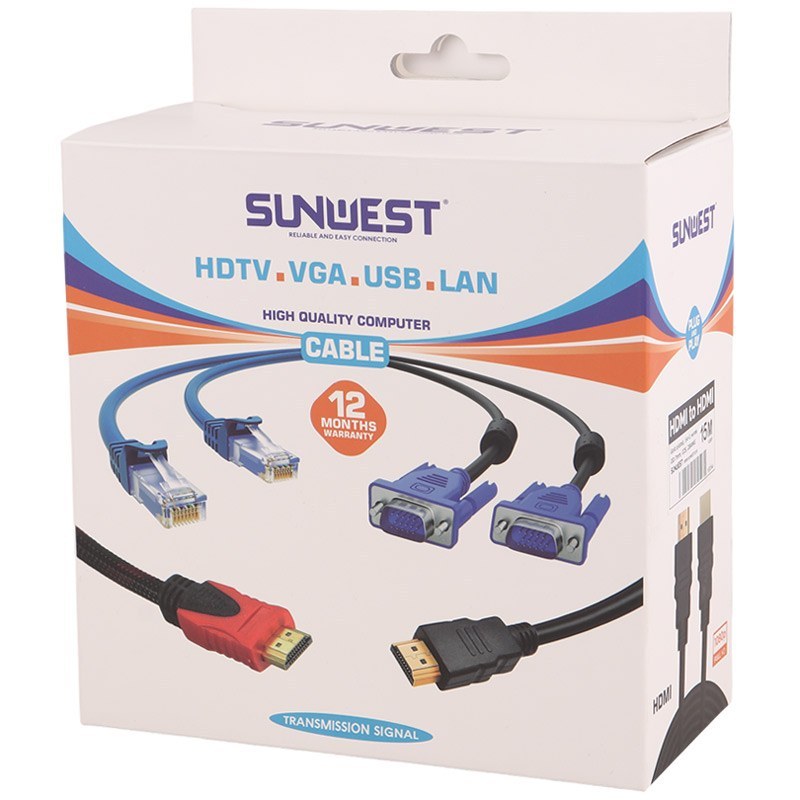کابل HDMI سان وست Sunwest طول 15 متر