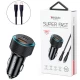 شارژر فندکی فست شارژ Yesido Y60 3A QC3.0 PD3.0 20W + کابل تبدیل آیفونی