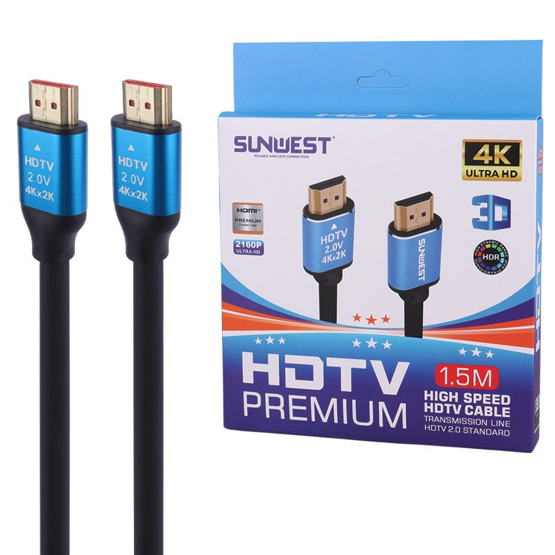 کابل HDMI 4K سان وست Sunwest طول 1.5 متر