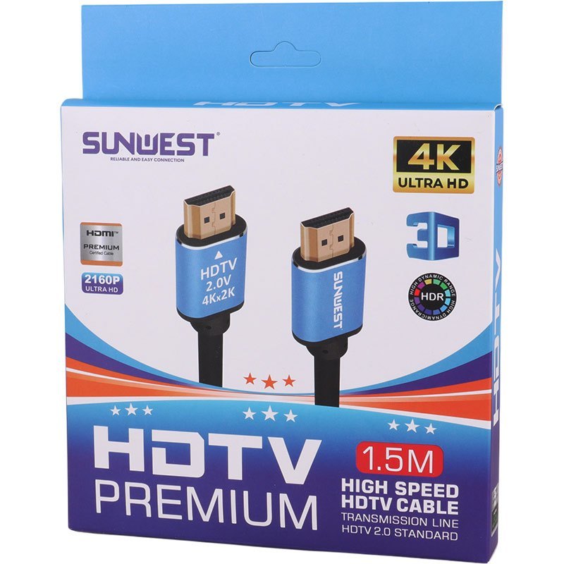 کابل HDMI 4K سان وست Sunwest طول 1.5 متر