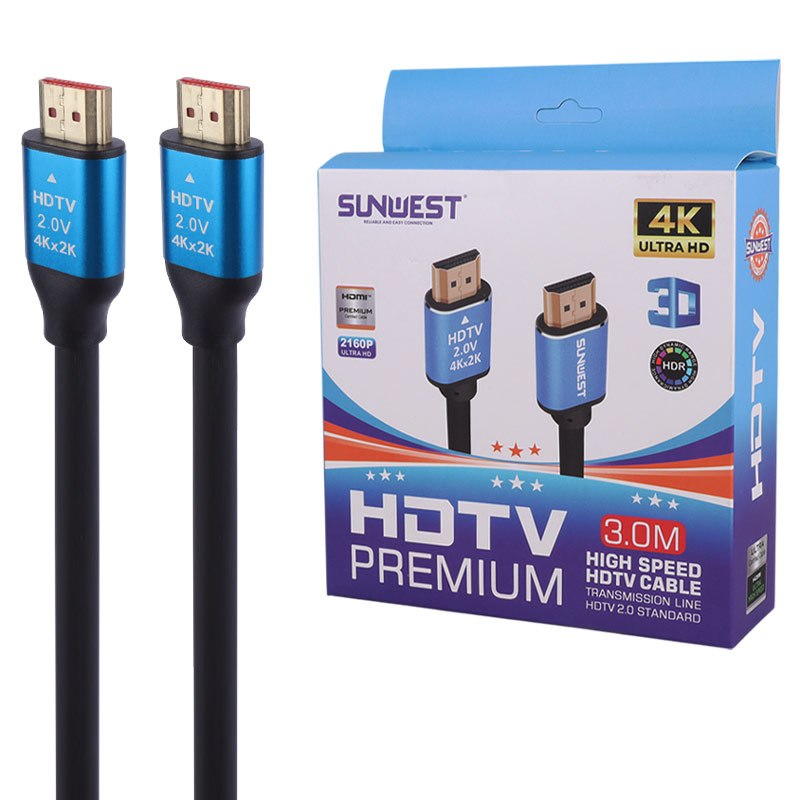 کابل HDMI 4K سان وست Sunwest طول 3 متر