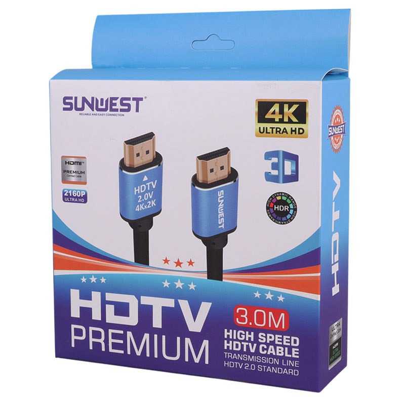 کابل HDMI 4K سان وست Sunwest طول 3 متر