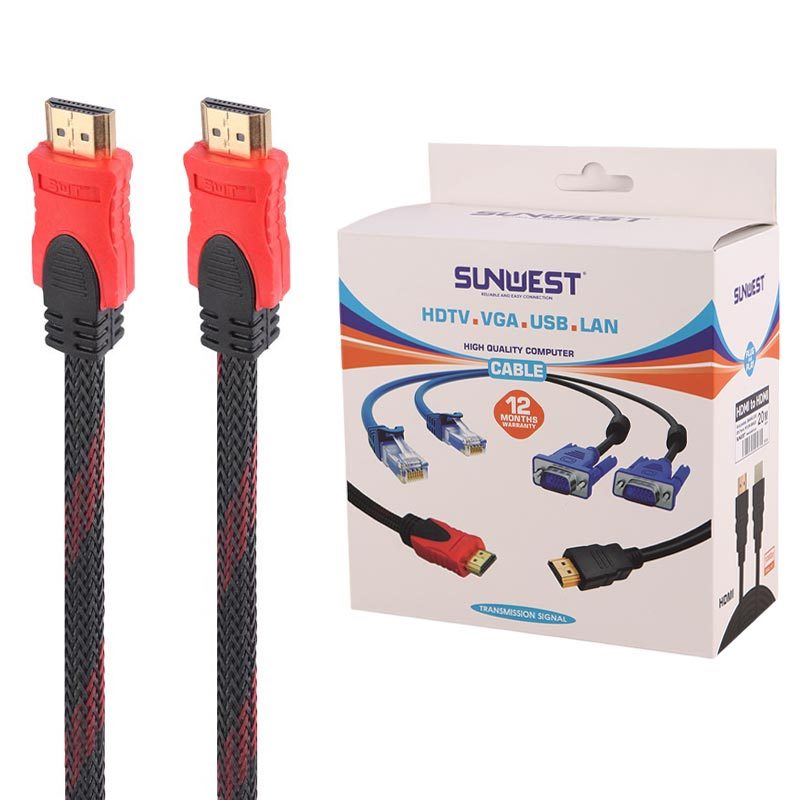 کابل HDMI پوست ماری سان وست Sunwest طول 20 متر