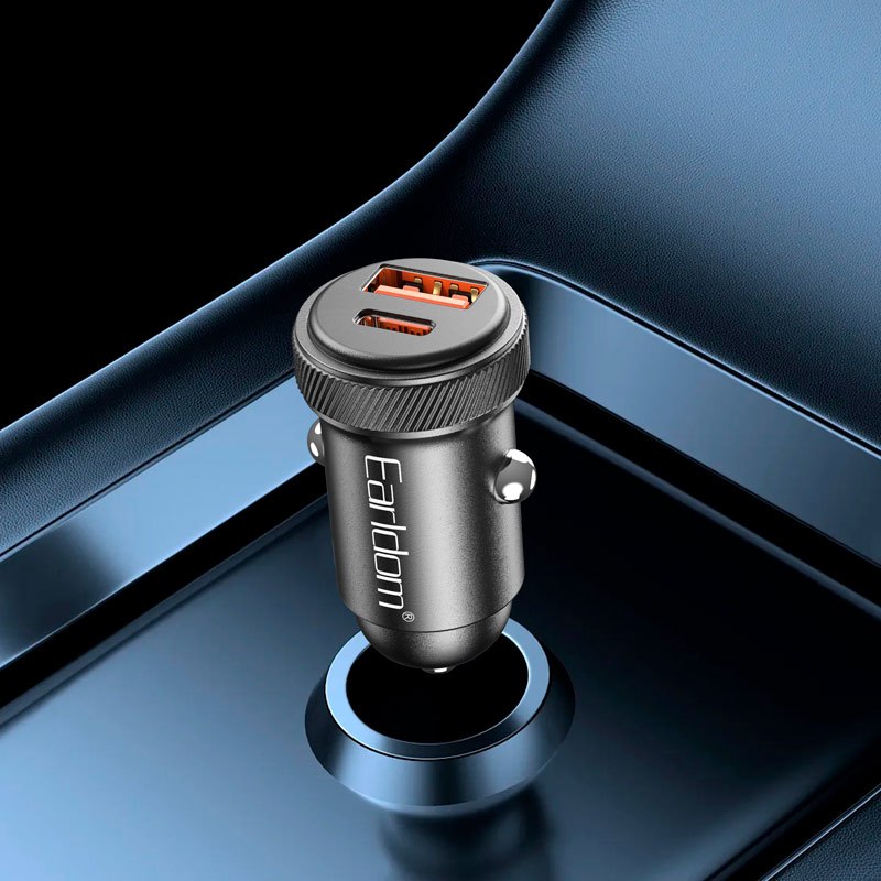 شارژر فندکی فست شارژ Earldom ES-CC41 3A QC 30W