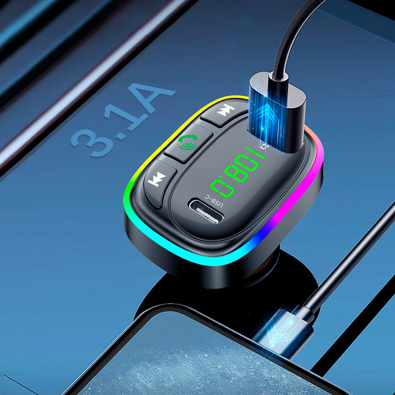 شارژر فندکی + FM Player بلوتوثی Earldom ET-M104