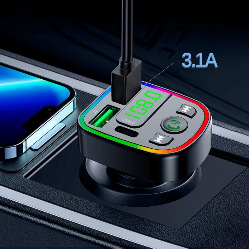 شارژر فندکی + FM Player بلوتوثی Earldom ET-M103