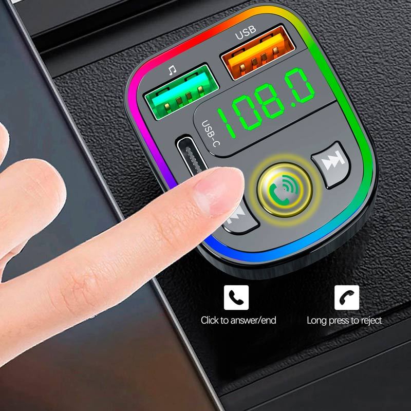 شارژر فندکی + FM Player بلوتوثی Earldom ET-M103