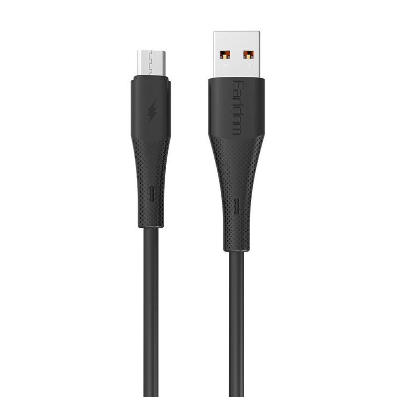 کابل میکرو یو اس بی فست شارژ Earldom EC-185M 2.4A 1m