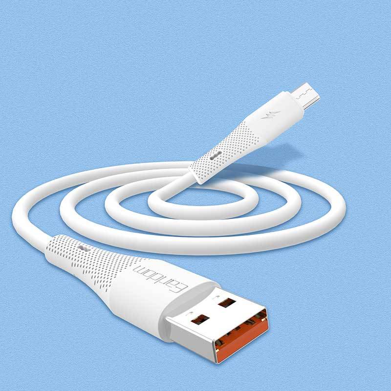 کابل میکرو یو اس بی فست شارژ Earldom EC-185M 2.4A 1m