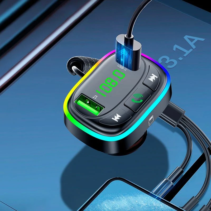 شارژر فندکی + FM Player بلوتوثی Earldom ET-M105