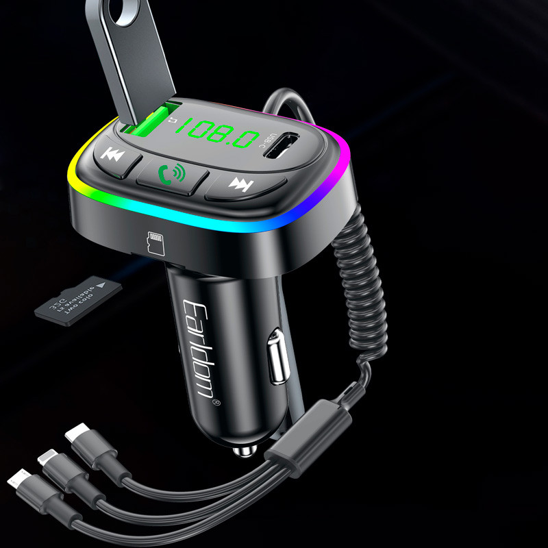 شارژر فندکی + FM Player بلوتوثی Earldom ET-M105
