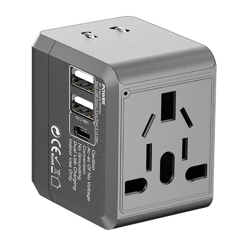شارژر دیواری 12 وات ارلدام ES-LC19 3Port 3.1A
