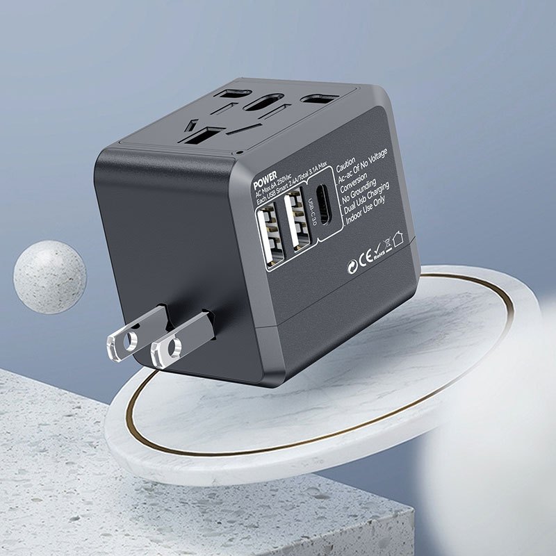 شارژر دیواری 12 وات ارلدام ES-LC19 3Port 3.1A