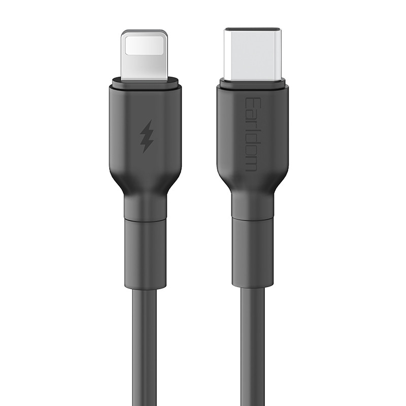کابل تبدیل فست شارژ Earldom EC-198C-L Type-C To Lightning 30W 1m