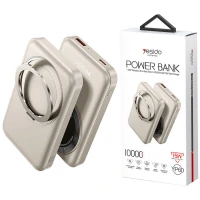 پاور بانک بی سیم فست شارژ یسیدو YP60 QC PD 22.5W ظرفیت 10000 میلی آمپر ساعت