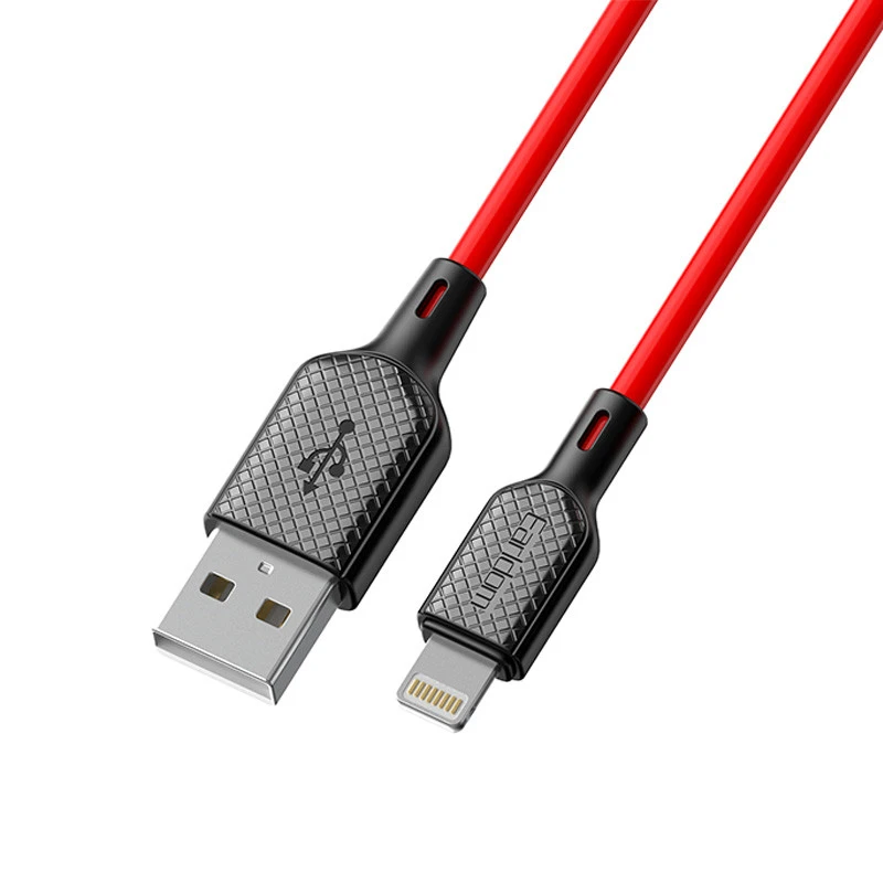 کابل لایتنینگ فست شارژ 3 آمپر ارلدام EC-154i طول 1 متر