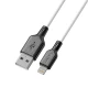 کابل لایتنینگ فست شارژ 3 آمپر ارلدام EC-154i طول 1 متر