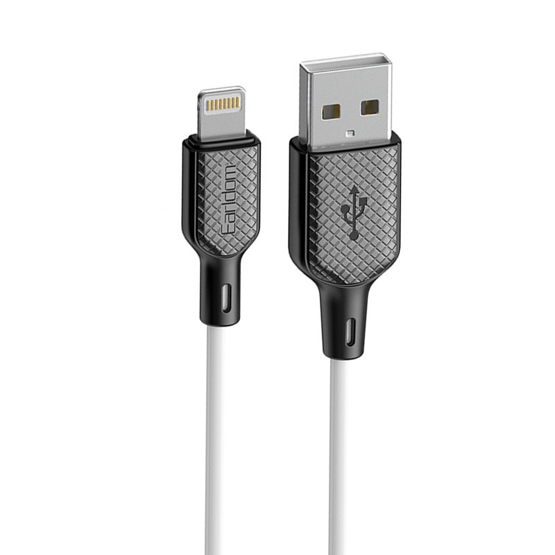 کابل آیفونی فست شارژ Earldom EC-154i 3A 1m