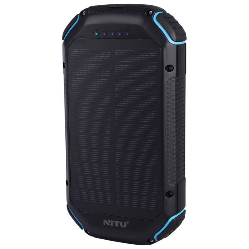پاور بانک بی سیم خورشیدی فست شارژ ۲۰۰۰۰ نیتو Nitu NPB02 QC PD 15W