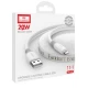 کابل آیفونی فست شارژ Earldom EC-158i 20W 1m