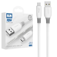 کابل میکرو یو اس بی فست شارژ Earldom EC-159M 20W 2m